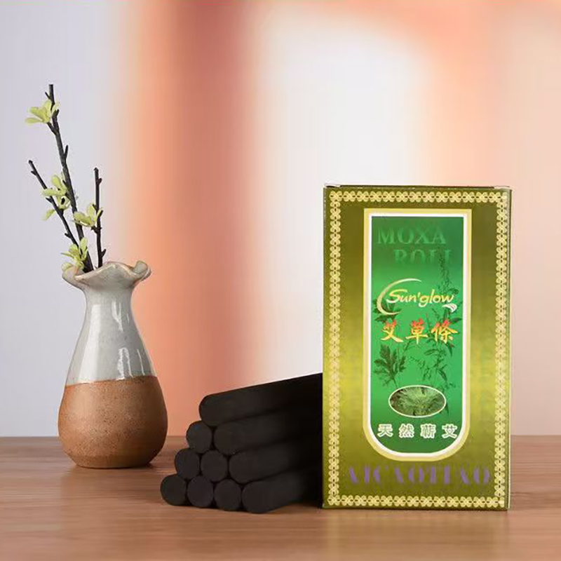 Herbal Wellness Massage - 卸売り用 微煙もぐさスティック – ソリッドホール式 野生ヨモギハーブロール、温熱マッサージ、艾灸療法、リラクゼーション、全身ウェルネスケアに