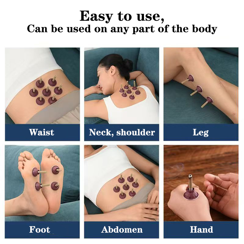 Herbal Wellness Massage - 卸売50枚入り/箱灸薬ステッカー – ハーブ温熱パッチ、ボディマッサージ、腹部の快適な灸治療、毎日の健康維持に