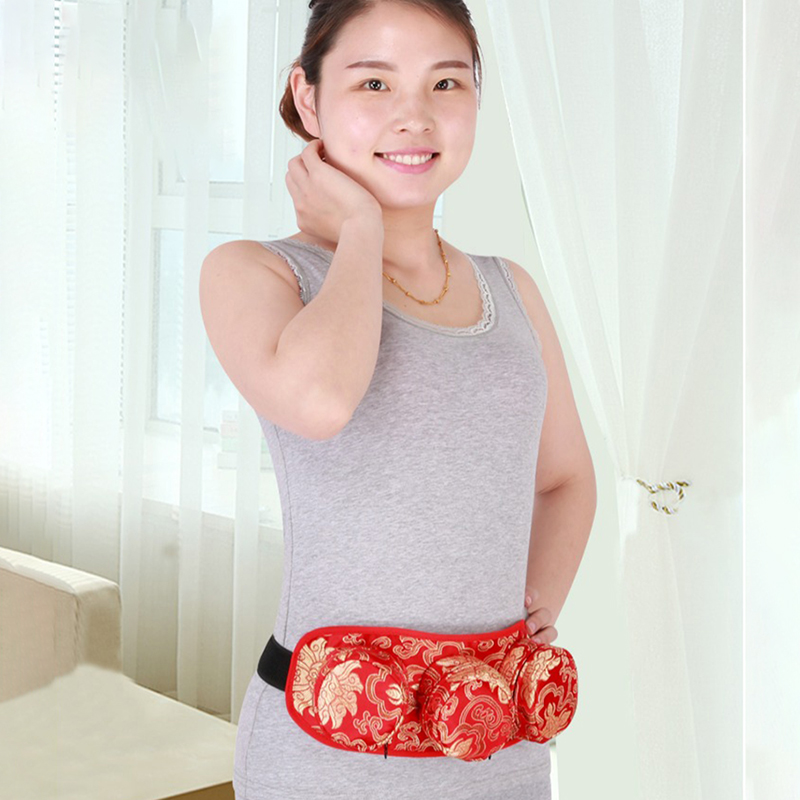 Herbal Wellness Massage - 伝統的な刺繍入り無煙もぐさバッグ – 全身リラックスのためのハーブ温熱マッサージツール、もぐさ温熱健康ケア