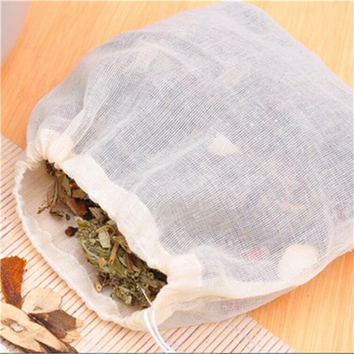 Herbal Wellness Supplement - コットンティーバッグ,1または10個,モスリン,お茶,ハーブ,スパイス,8x10cm,ポーチ,家庭用および庭用