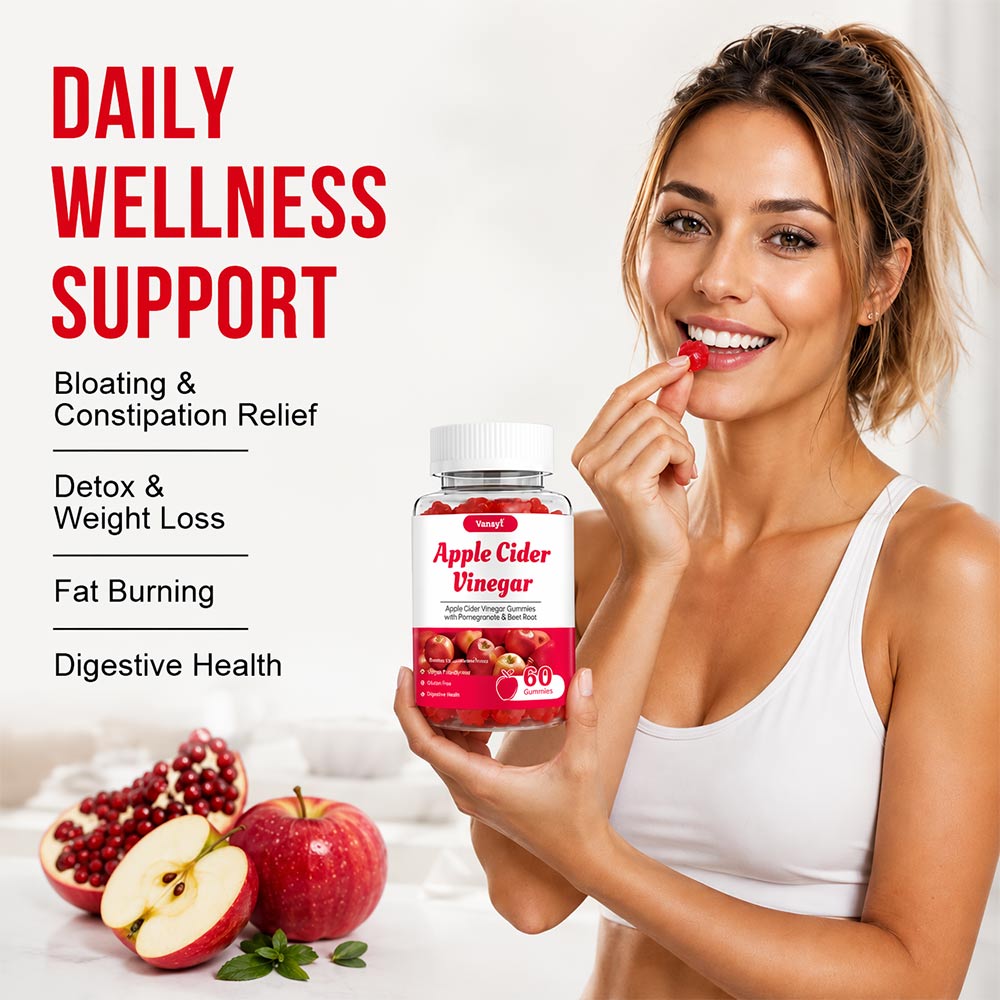 ザクロとビートルート入りアップルサイダービネガーグミ、ハーブ - Herbal Wellness Supplement のレビューと価格