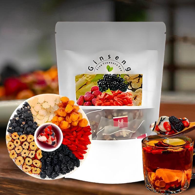 高麗人参五宝茶 天然エネルギー増強 免疫サポート ハーブウェ - Herbal Wellness Supplement のレビューと価格