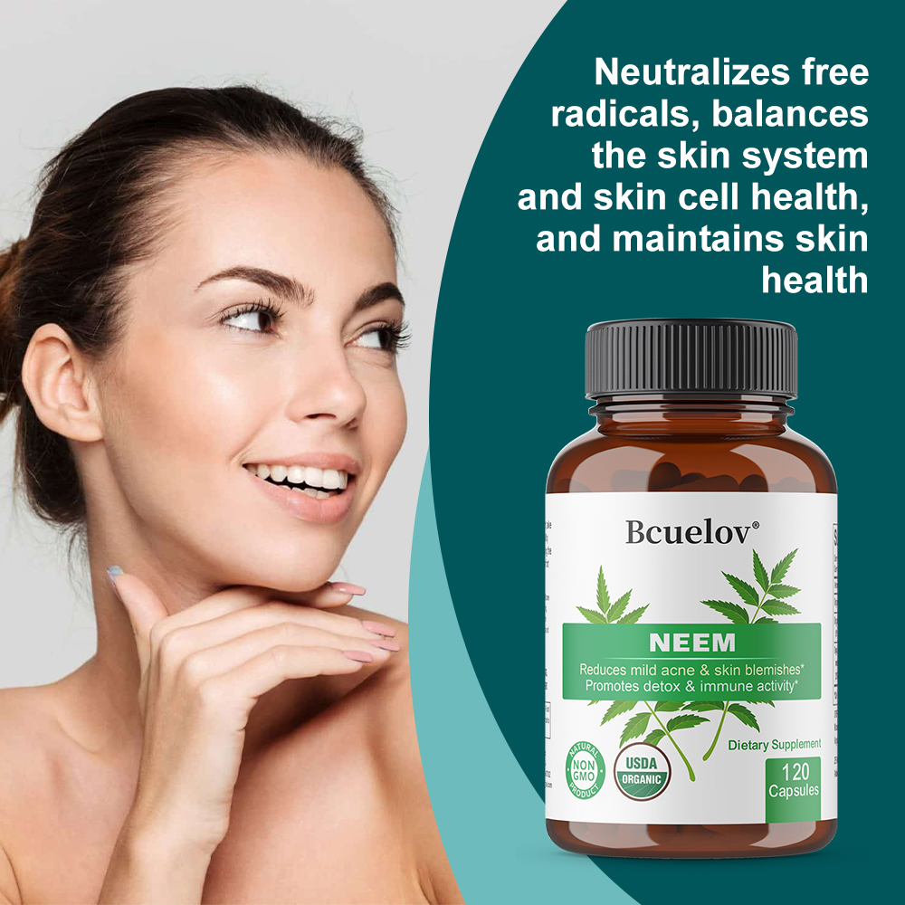 オーガニックニーム葉カプセル、ハーブ抗酸化サプリメント、透明 - Herbal Wellness Supplement のレビューと価格