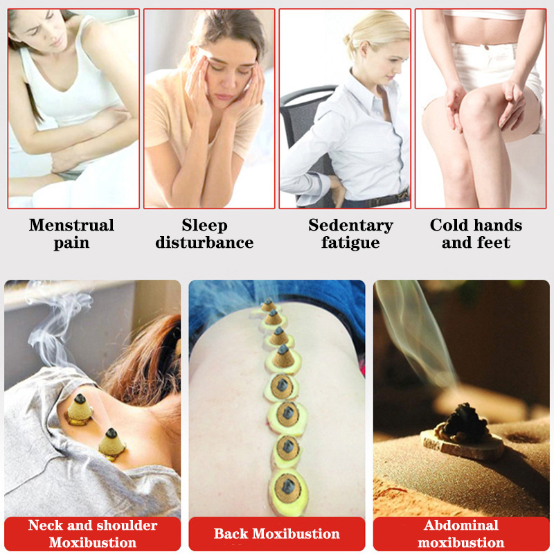 腹部温め用円錐形灸棒セット – 純粋なハーブよもぎロールで優 - Herbal Wellness Massage のレビューと価格