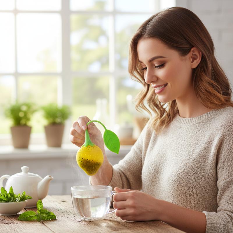 新しいシリコン製茶こし、ティーバッグケトル、茶葉ストレーナー - Herbal Wellness Products のレビューと価格