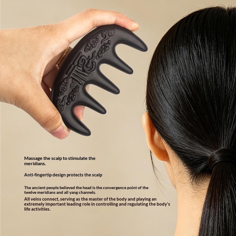 天然ハーブ頭皮マッサージコームヘアケアツール、伝統的な頭部リ - Herbal Wellness Massage のレビューと価格