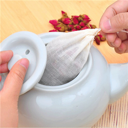 コットンティーバッグ,1または10個,モスリン,お茶,ハーブ - Herbal Wellness Supplement のレビューと価格