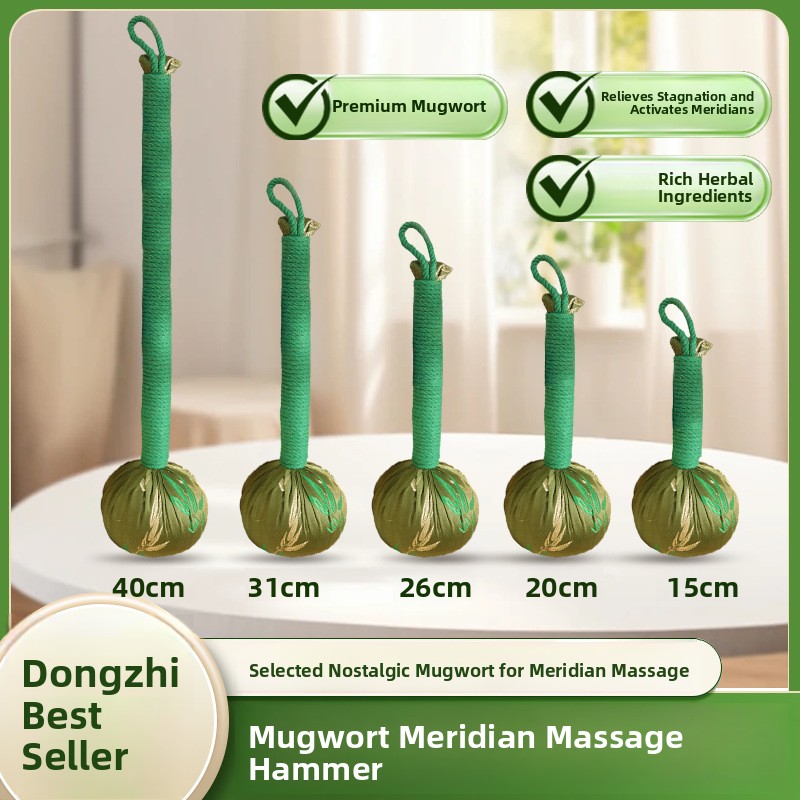 シルク製ハンドヘルドハーブハンマー 健康とウェルネスのための - Herbal Wellness Massage のレビューと価格