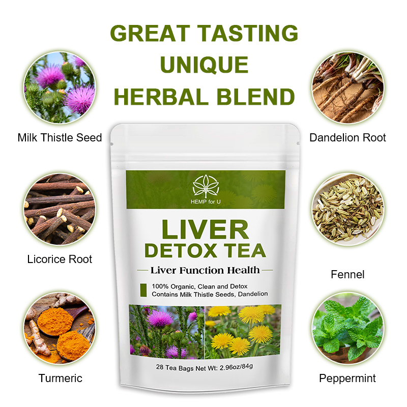 42 日間の肝臓浄化デトックス & リペア ハーブティー - - Dandelion Detox Tea のレビューと価格